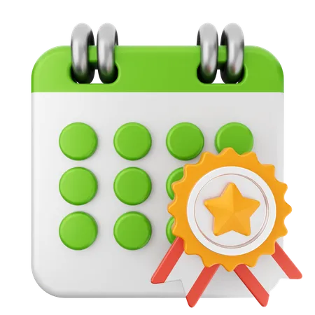 Reward Calendar  3D Icon