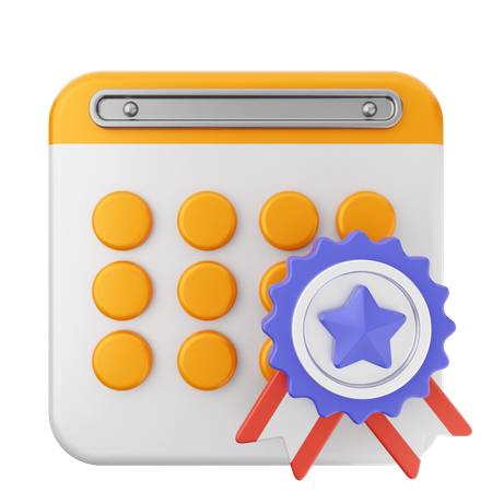 Reward Calendar  3D Icon