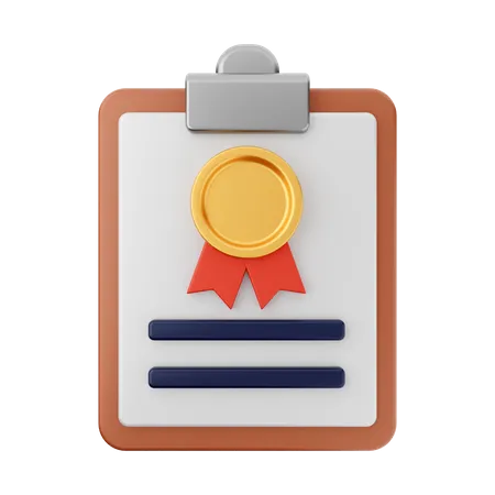Reward Report  3D Icon