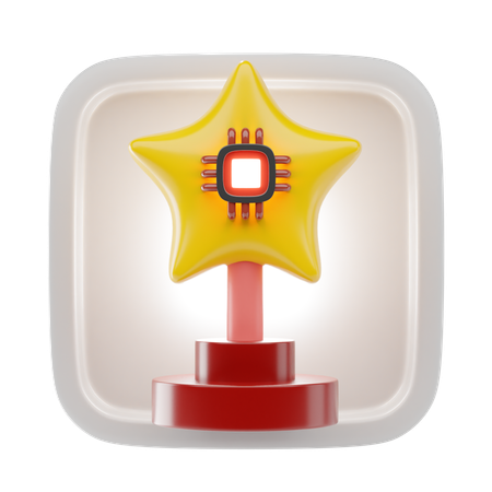 Reward Star  3D Icon