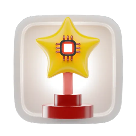 Reward Star  3D Icon