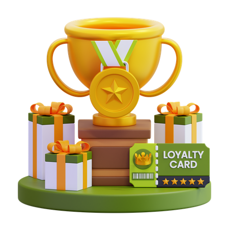 Rewards and prizes  3D Icon