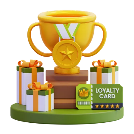 Rewards and prizes  3D Icon