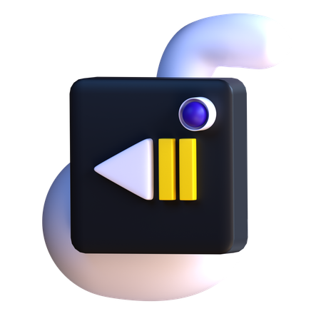 Rewind  3D Icon