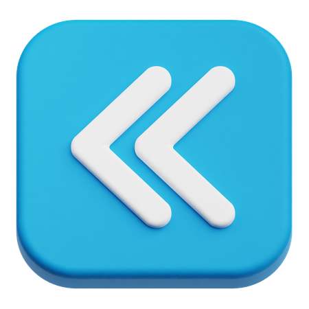 Rewind Arrow  3D Icon