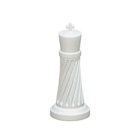 Rey blanco  3D Icon