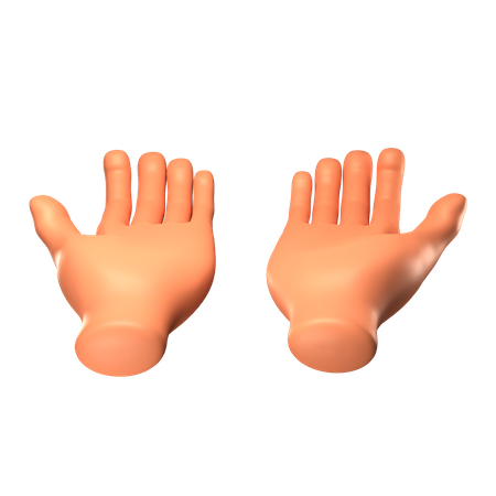Rezar gesto de la mano  3D Icon