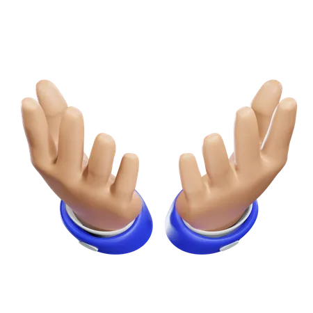 Orar mano  3D Icon