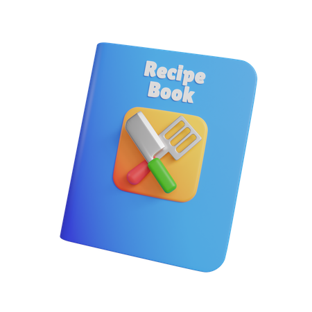 Rezeptbuch  3D Icon