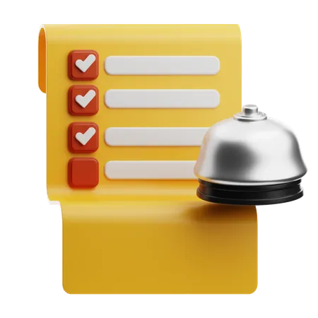 Empfangsdame Service Glocke  3D Icon