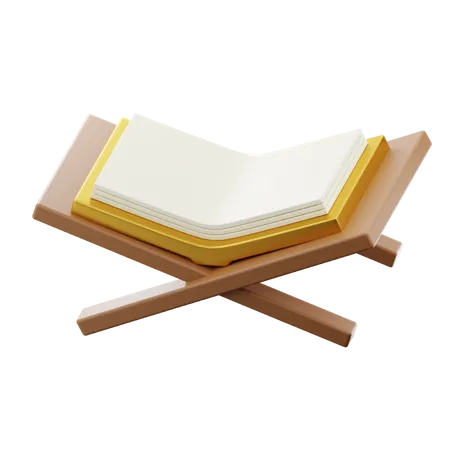 Rezitieren des Korans  3D Illustration