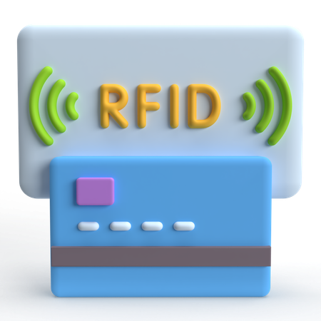 RFID  3D Icon