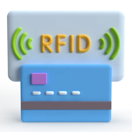 RFID  3D Icon
