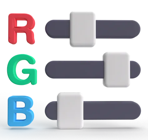 Rgb  3D Icon