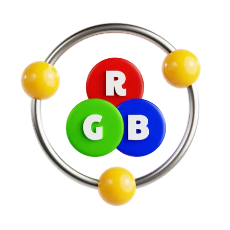 RGB Color  3D Icon