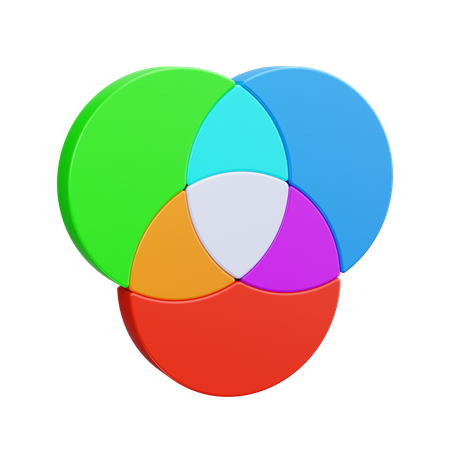 RGB 색상  3D Icon