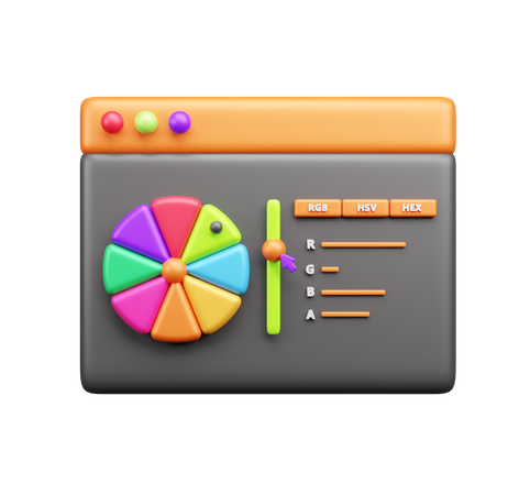 Rgb Color  3D Icon
