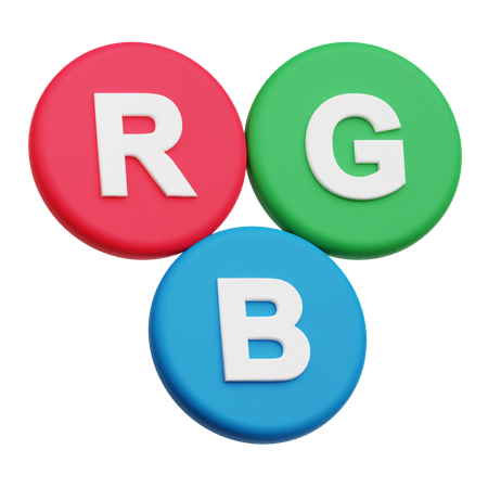 RGB colors  3D Icon
