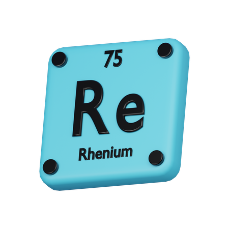 Rhenium  3D Icon