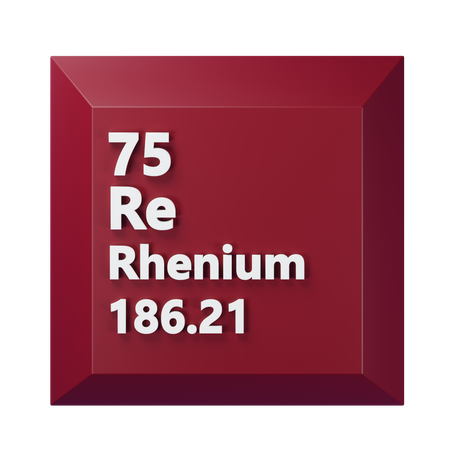 Rhenium  3D Icon