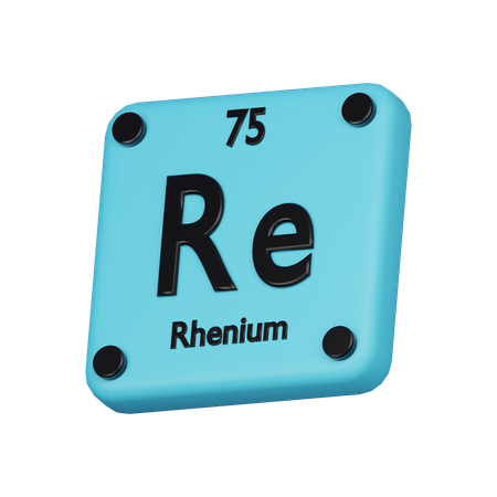 Rhenium  3D Icon