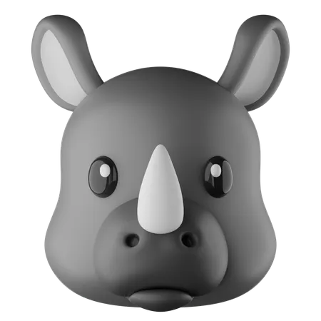 サイの絵文字  3D Icon