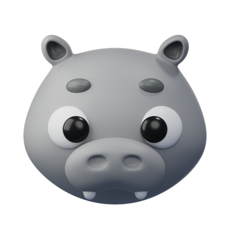 Rhinocéros  3D Icon