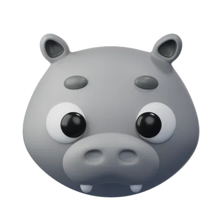 Rhinocéros  3D Icon