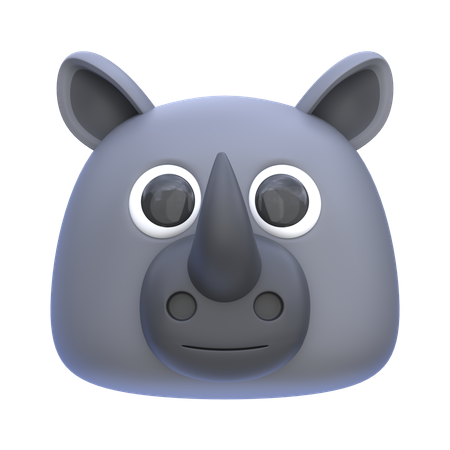 Rhinoceros  3D Icon