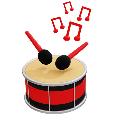 Rhythmic Drumming in Music Education  3D Icon