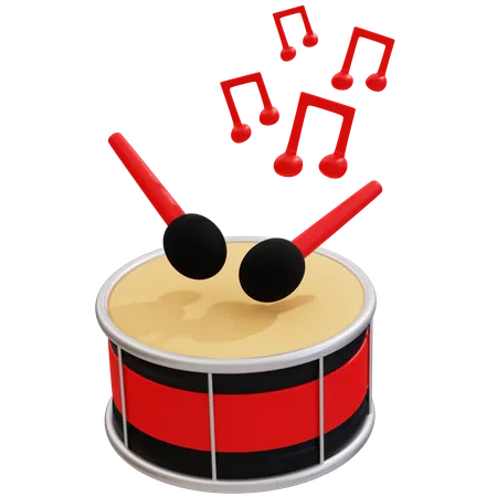 Rhythmic Drumming in Music Education  3D Icon