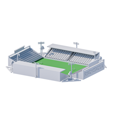 Riad-Stadion  3D Icon
