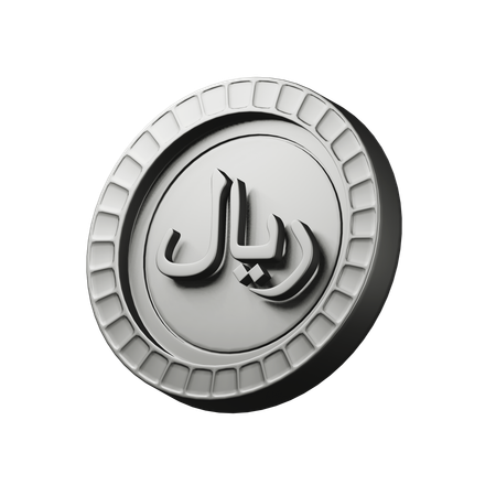 Rial saudita  3D Icon