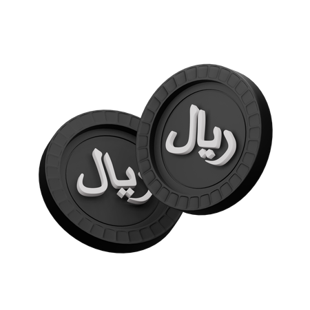 Rial saudita  3D Icon