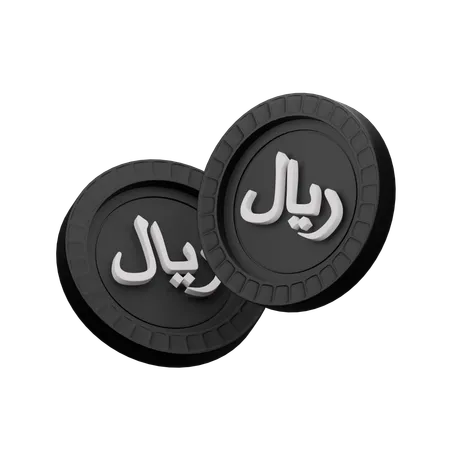 Rial saudita  3D Icon