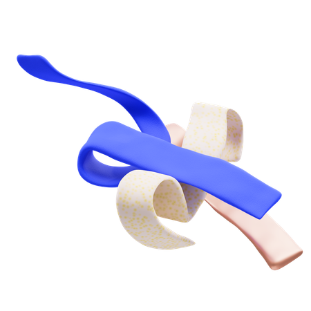 Ribbon  3D Icon