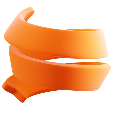 Ribbon  3D Icon