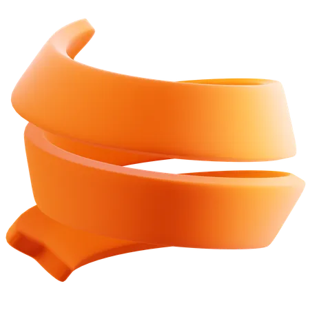 Ribbon  3D Icon