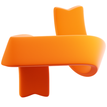 Ribbon  3D Icon