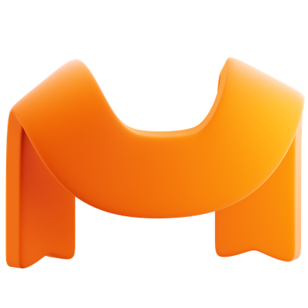 Ribbon  3D Icon