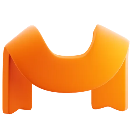 Ribbon  3D Icon