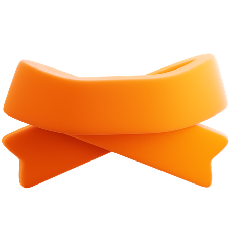 Ribbon  3D Icon