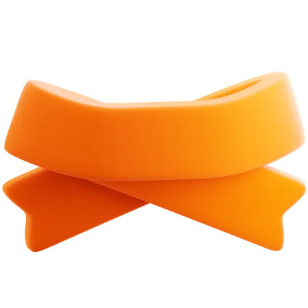 Ribbon  3D Icon