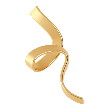 Ribbon  3D Icon