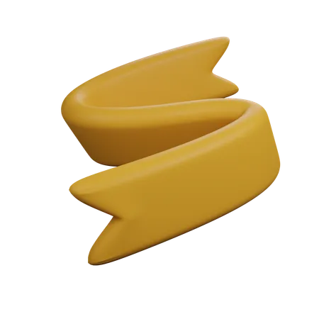 Ribbon  3D Icon