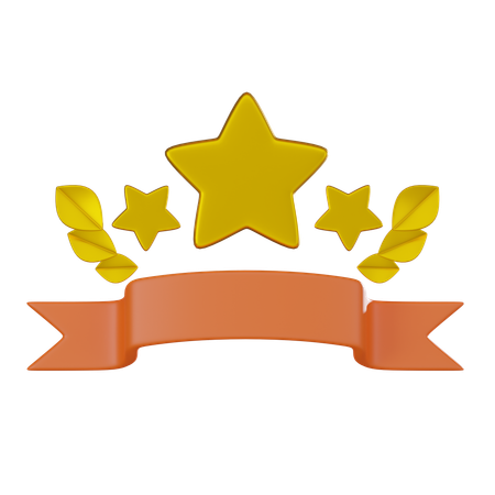 Ribbon  3D Icon