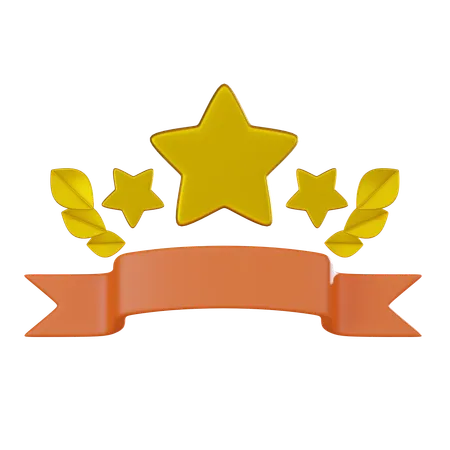 Ribbon  3D Icon