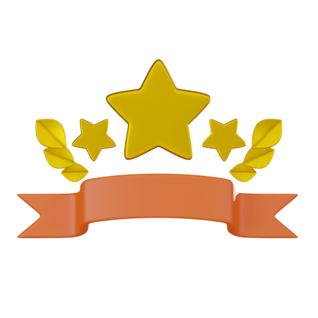 Ribbon  3D Icon