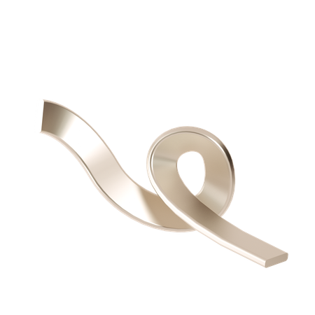 Ribbon  3D Icon