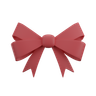 christmas ribbon 3d